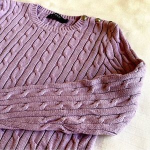 Ralph Laurel Cotton Sweater size M